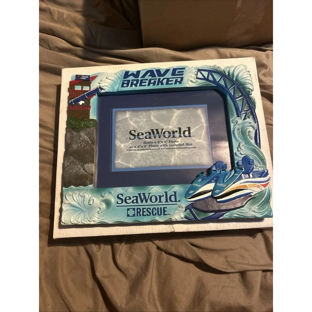 SeaWorld Wave Breaker Rescue 3D Photo Frame 6x8 4x6 Souvenir  New